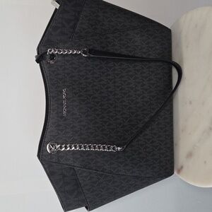 Michael Kors Gray Signature Tote